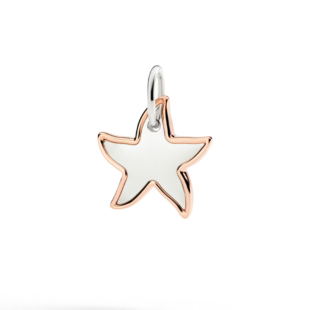 Anhänger Stellina XL aus Silber mit Roségold