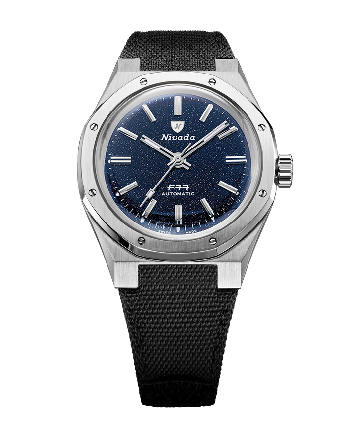 Nivada Grenchen F77 SST Dark Blue Aventurine MK1 37mm 68010A – Ansicht 6