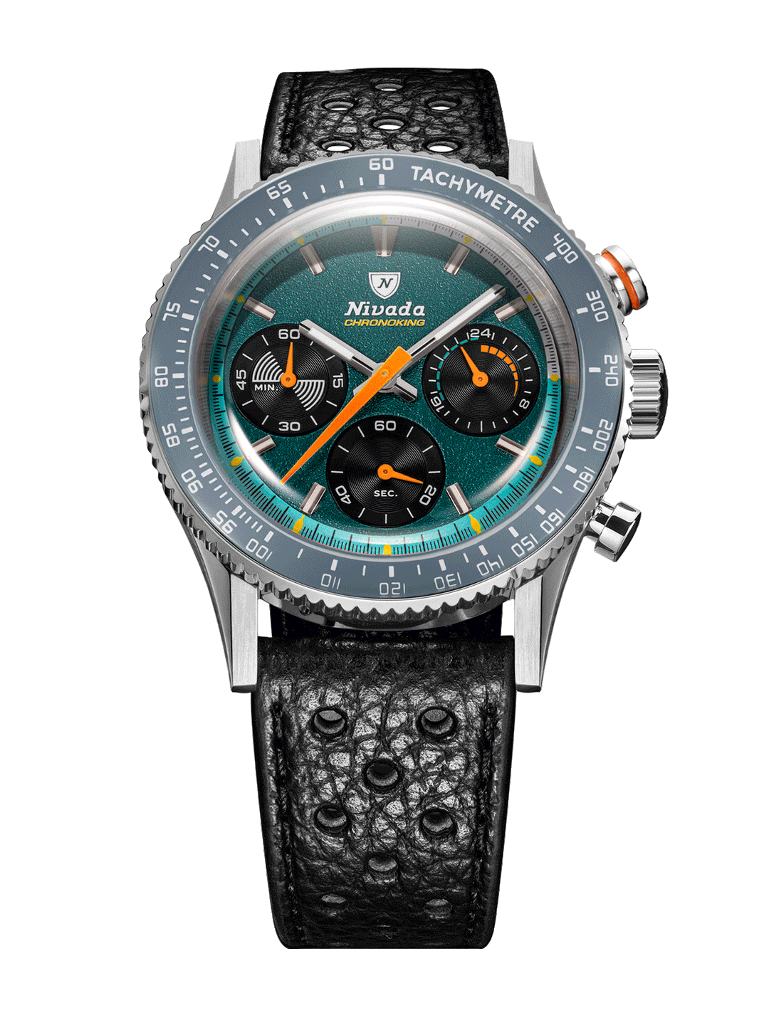 Nivada Grenchen Chronoking Mecaquartz Racing Green 87051Q – Ansicht 2
