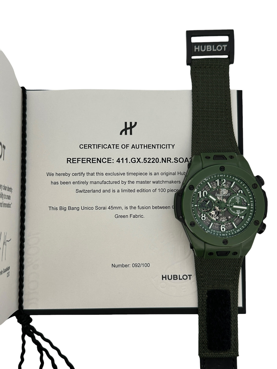 Hublot Big Bang Unico Sorai Ref.: 411.GX.5220.NR.SOA21