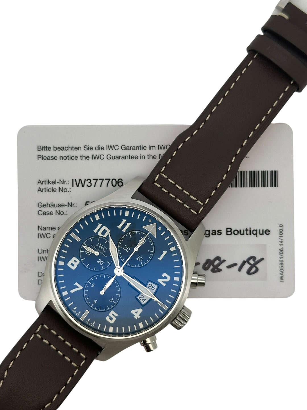 IWC Fliegeruhr Chronograph Referenz IW377706