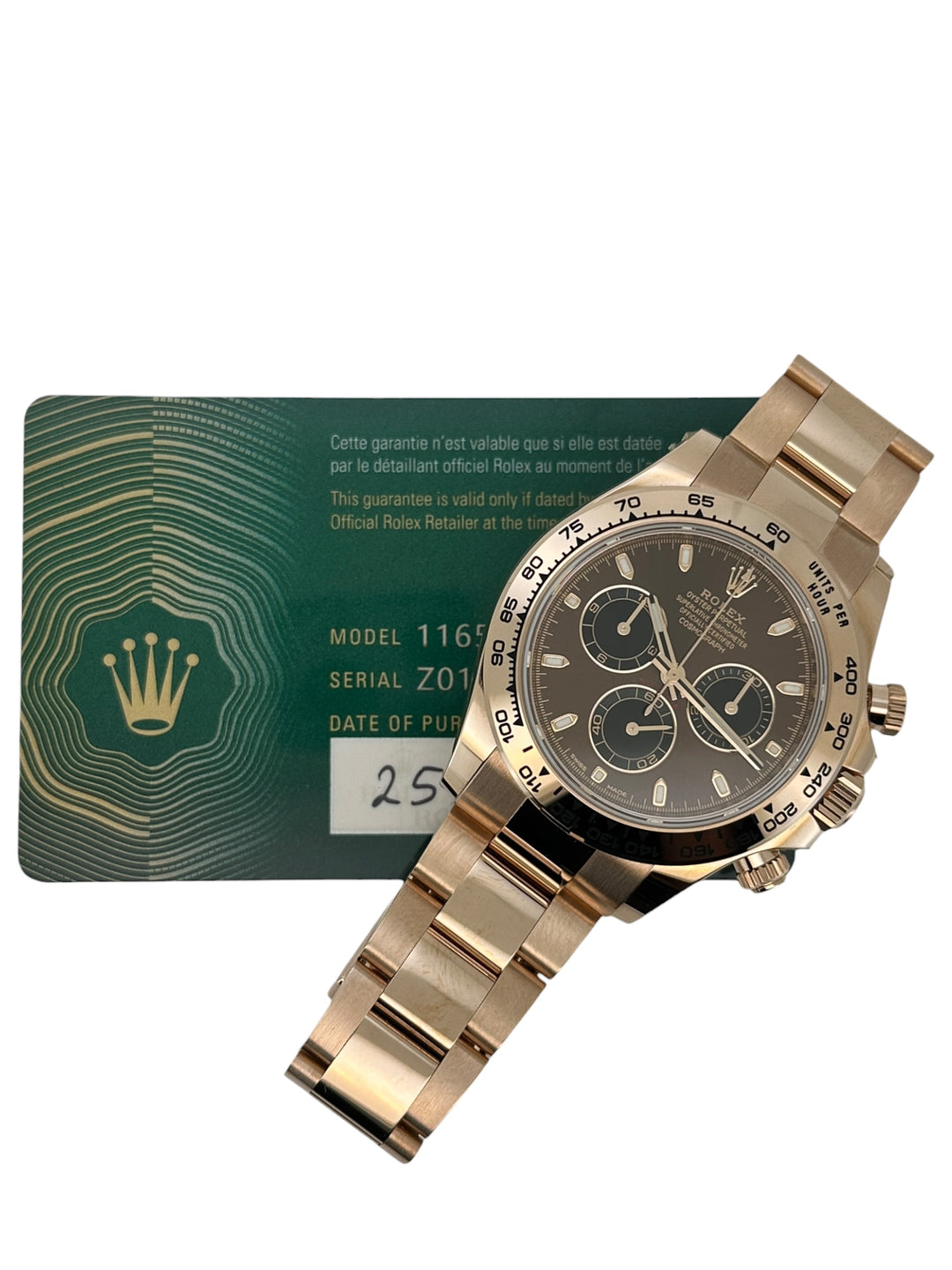 Rolex Daytona "Chocolate" Referenz 116505