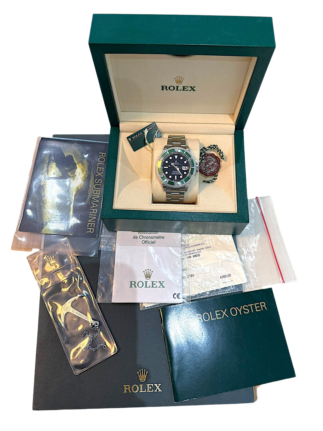 ROLEX Submariner Date Referenz 16610LV *Full Set* LC100