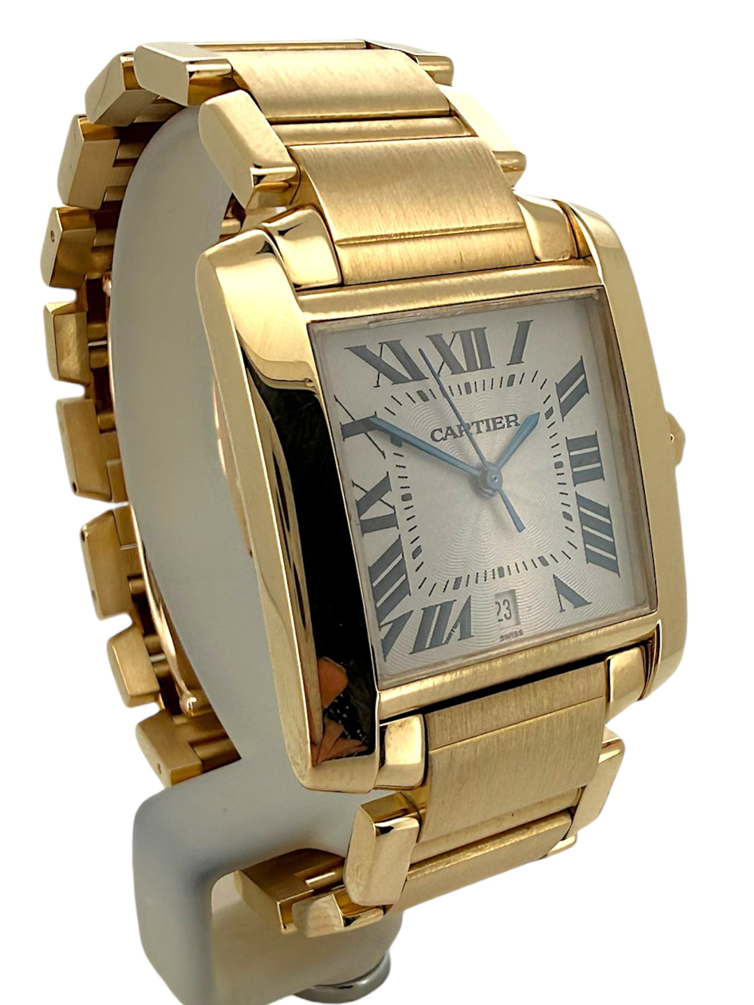Tank Francaise Yellow Gold 32x28 mm Automatik Ref.: 1840