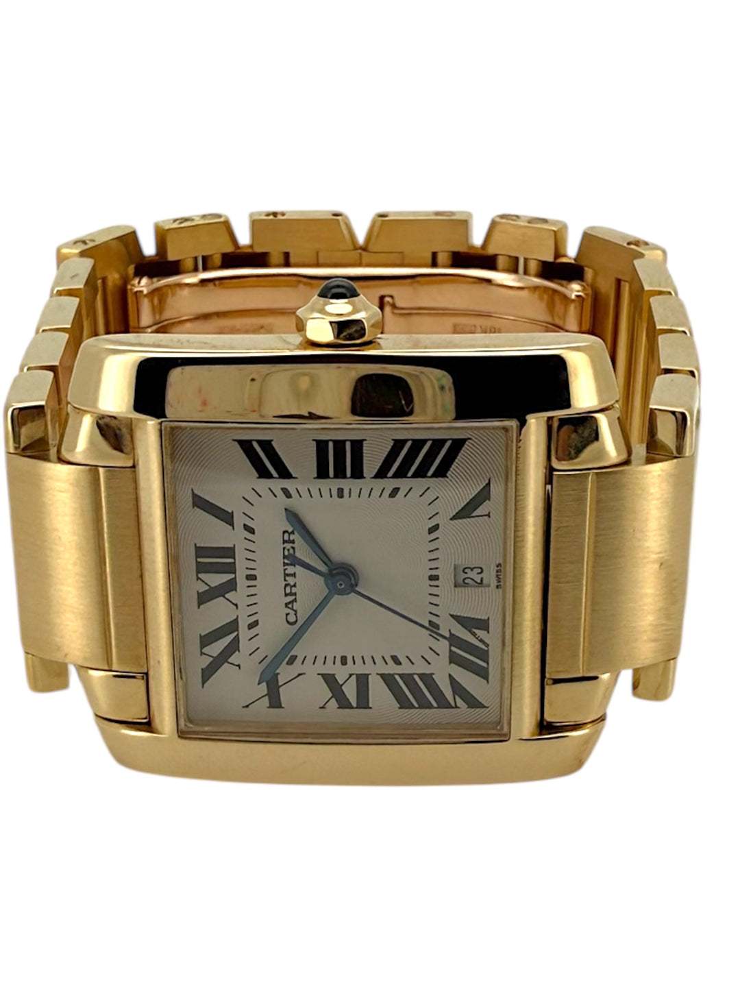 Tank Francaise Yellow Gold 32x28 mm Automatik Ref.: 1840