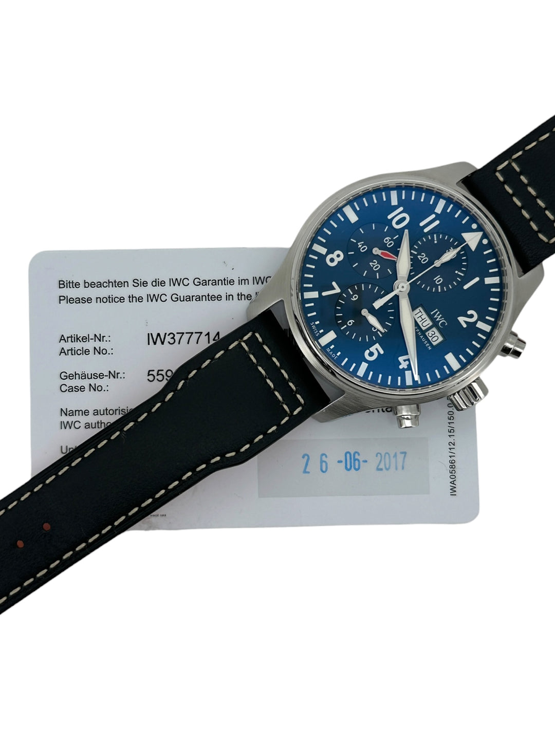 IWC Fliegeruhr Chronograph Petit Prince Ref.: IW377714