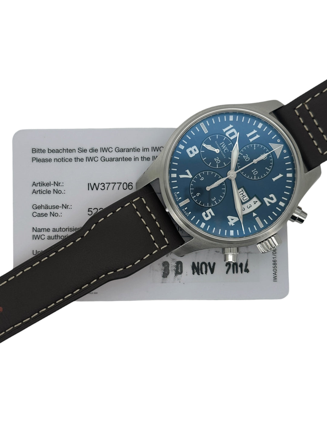 IWC Fliegeruhr Chronograph Referenz IW377706