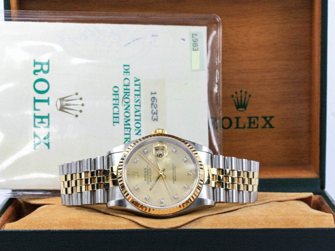 ROLEX Datejust Baujahr 1990 Referenz 16233