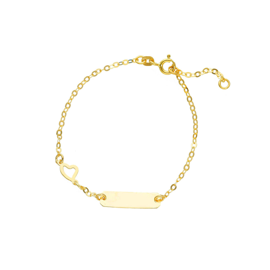 Armband Lun Bambini Cuoero 14Kt