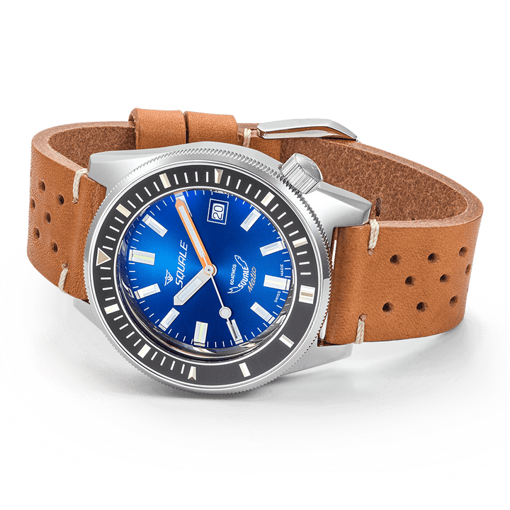 Squale Matic Dark Blue Lederband MATICXSB.PTC – Ansicht 3