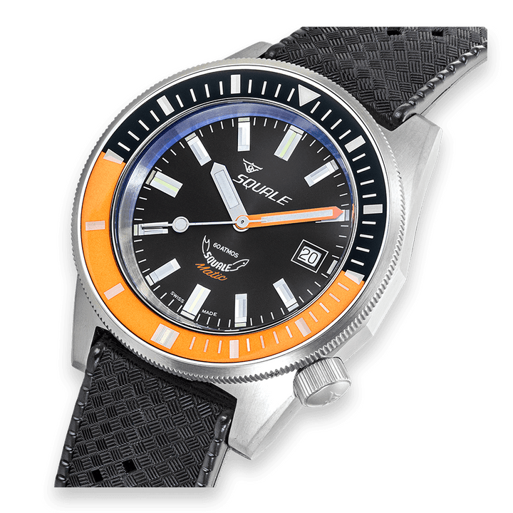 Squale Matic Satin Orange Kautschukband MATICXSC.HT – Ansicht 4