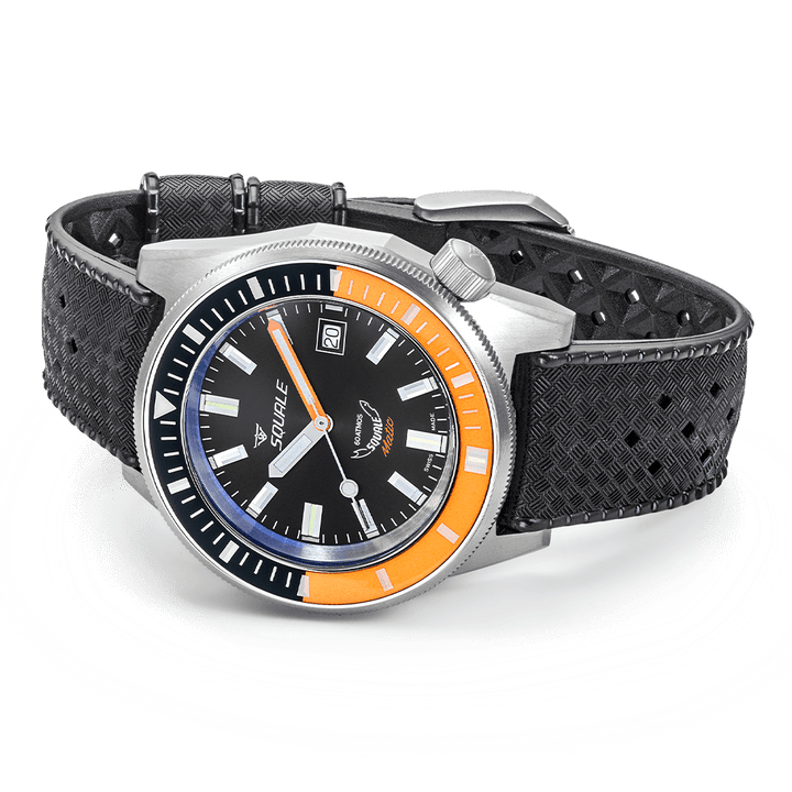 Squale Matic Satin Orange Kautschukband MATICXSC.HT – Ansicht 3