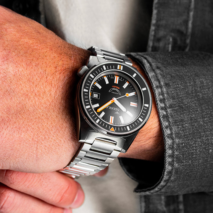 Squale Matic Satin Orange Kautschukband MATICXSC.HT – Ansicht 5