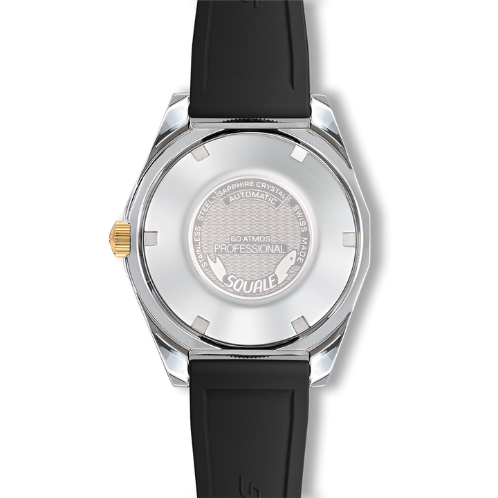 Squale Matic S Two-Tone Mosaik-Kautschukband MATICGBKBK.MRBK – Ansicht 2