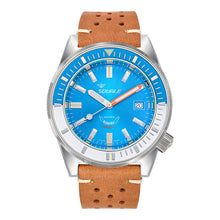 Squale Matic Light Blue – Taucheruhr Edelstahl mit hellblauem Zifferblatt