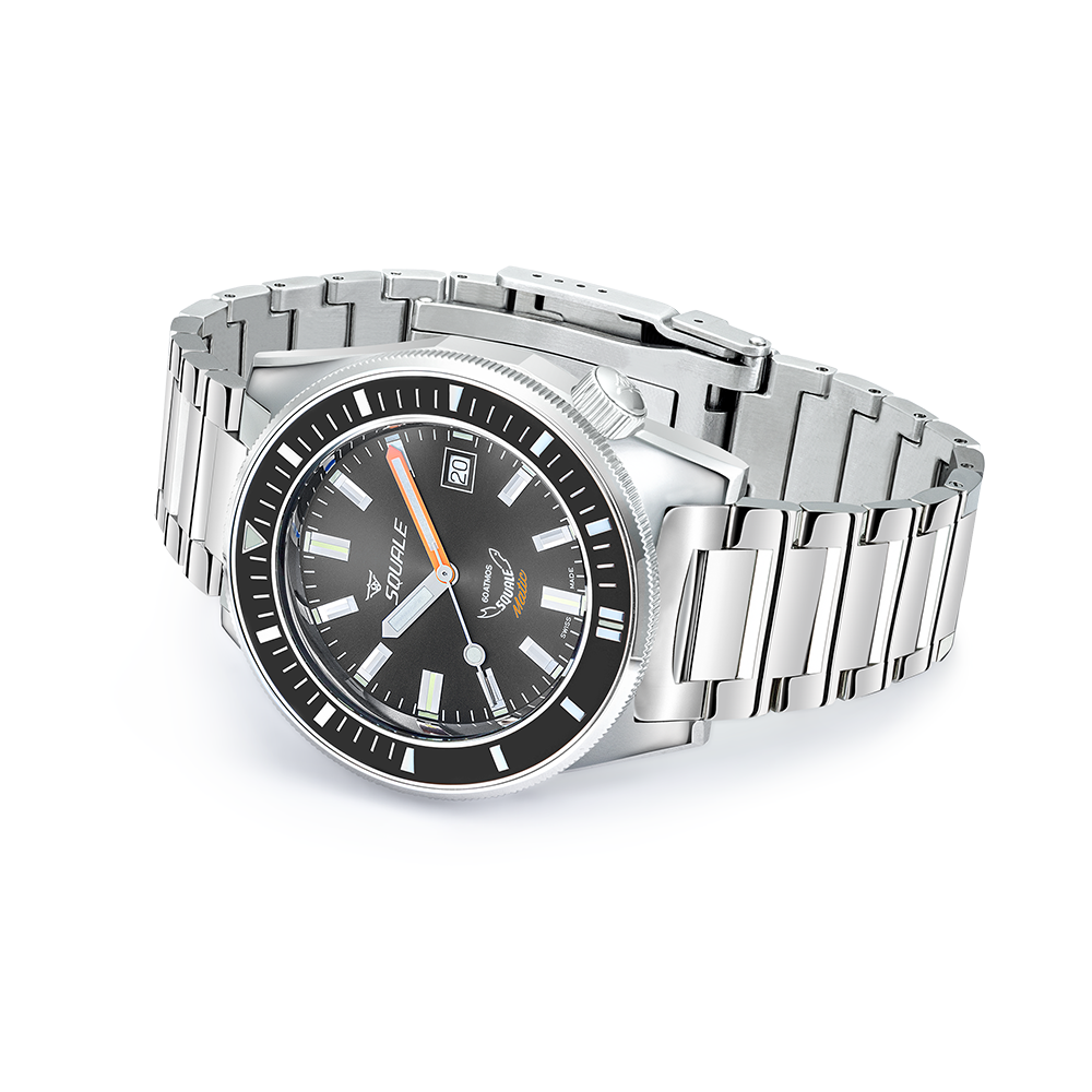 Squale Matic Grey Edelstahlband MATICXSA.SQ22L – Ansicht 3