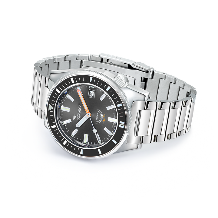 Squale Matic Grey Edelstahlband MATICXSA.SQ22L – Ansicht 3
