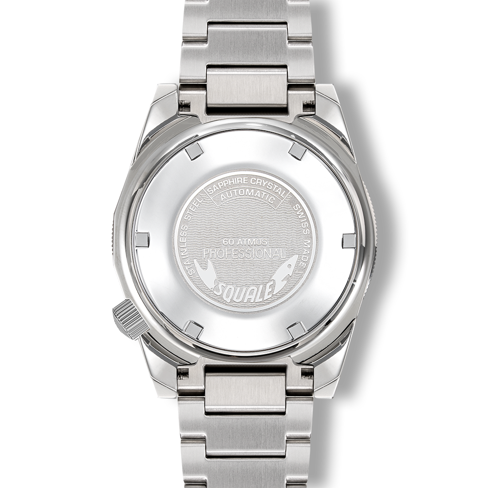 Squale Matic Grey Edelstahlband MATICXSA.SQ22L – Ansicht 2