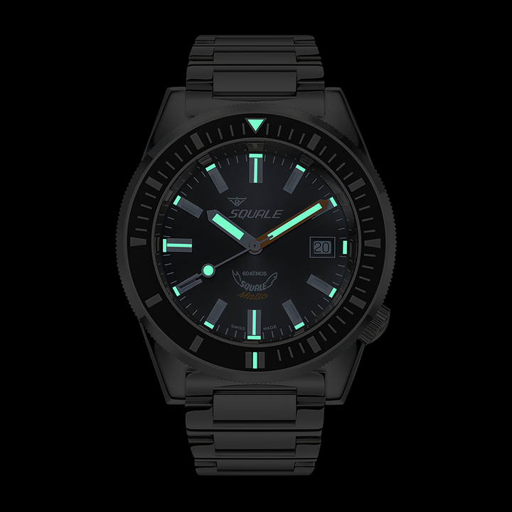 Squale Matic Grey Edelstahlband MATICXSA.SQ22L – Ansicht 5