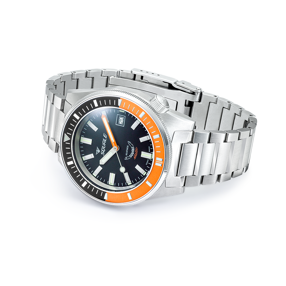 Squale Matic Satin Orange Edelstahlband MATICXSC.SQ22B – Ansicht 3