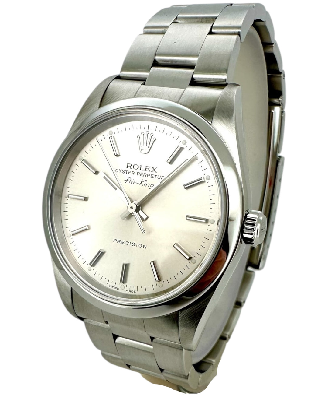 Rolex Air-King Zifferblatt Silber 14000M