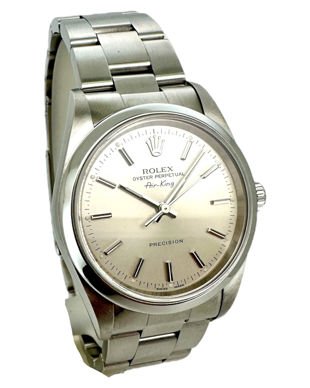 Rolex Air-King Zifferblatt Silber 14000M