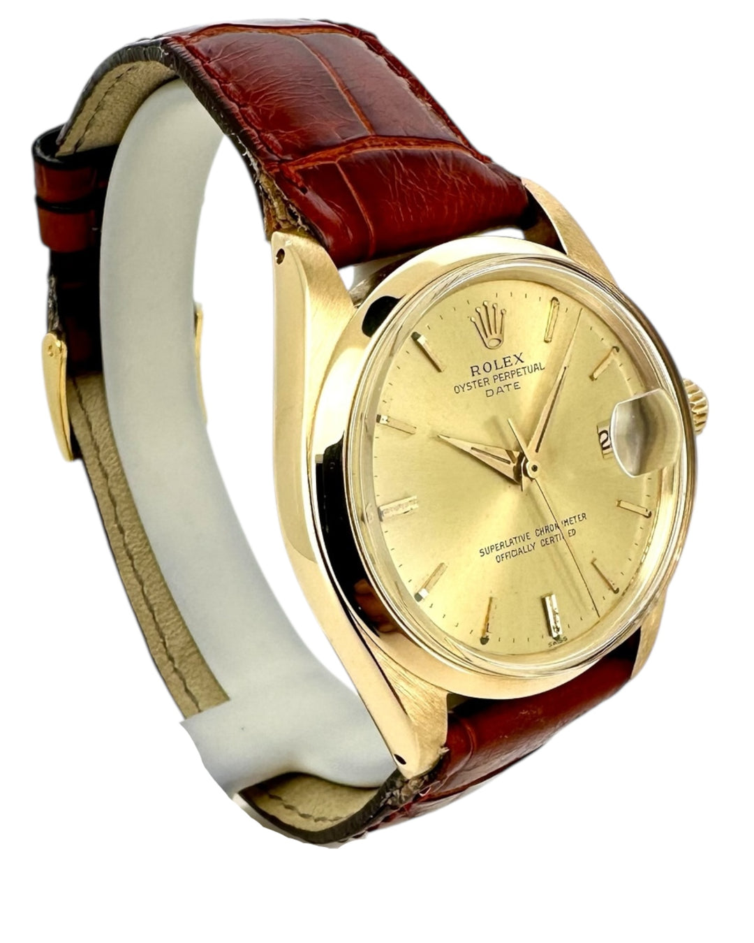 Rolex Date 18k Gold Referenz 1500
