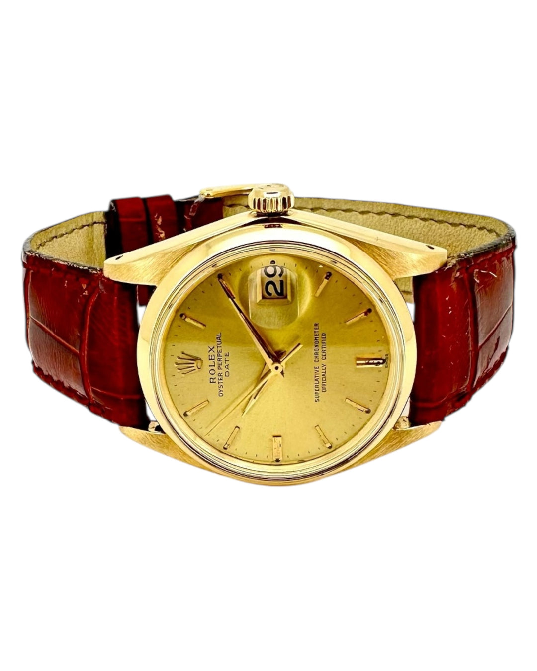 Rolex Date 18k Gold Referenz 1500