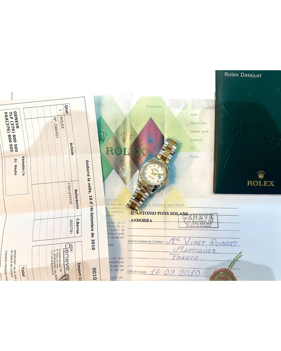 Datejust 26 mm Lady Bicolor Referenz 179313