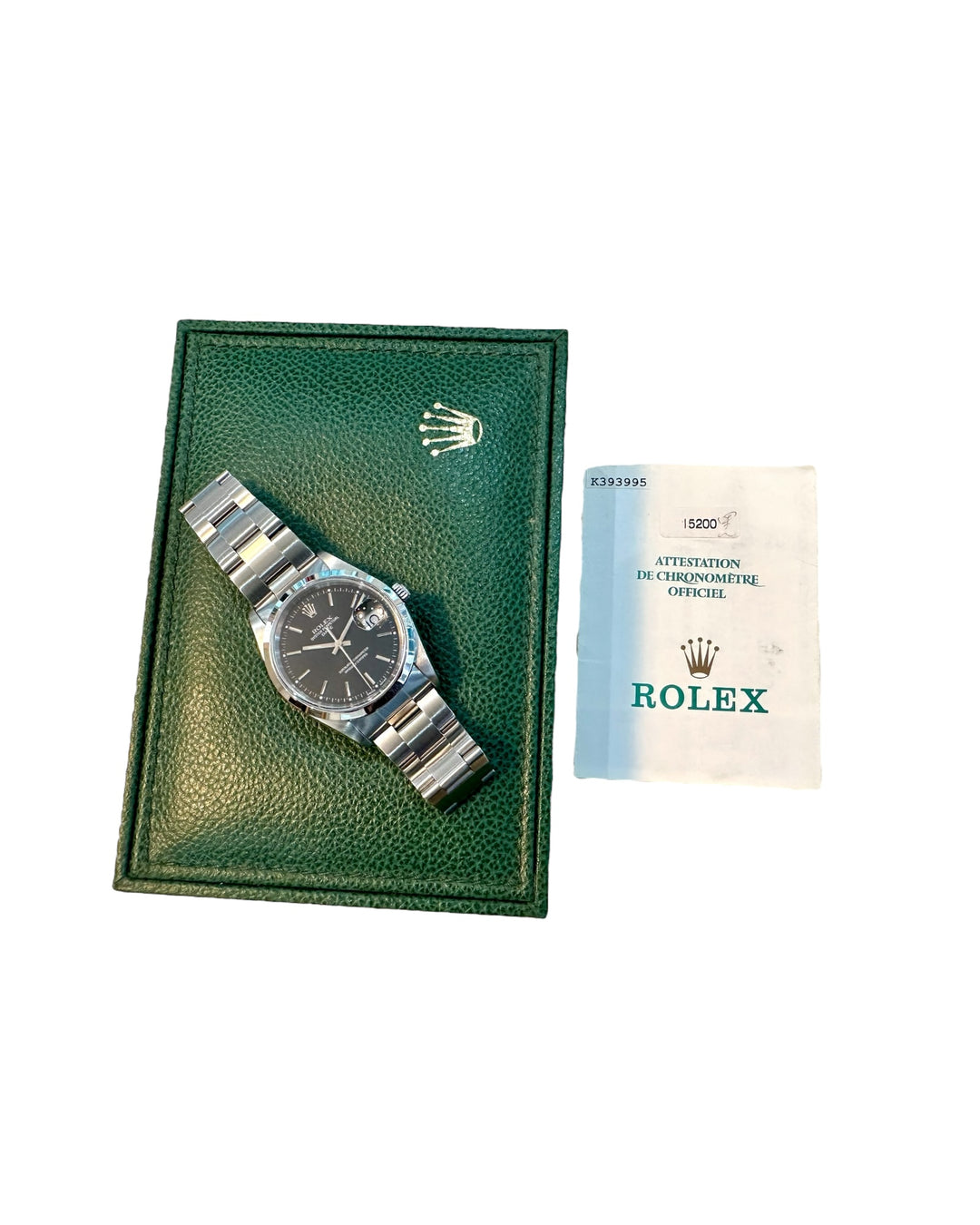 Rolex Date 34 mm Jahr 1998 Referenz 15200