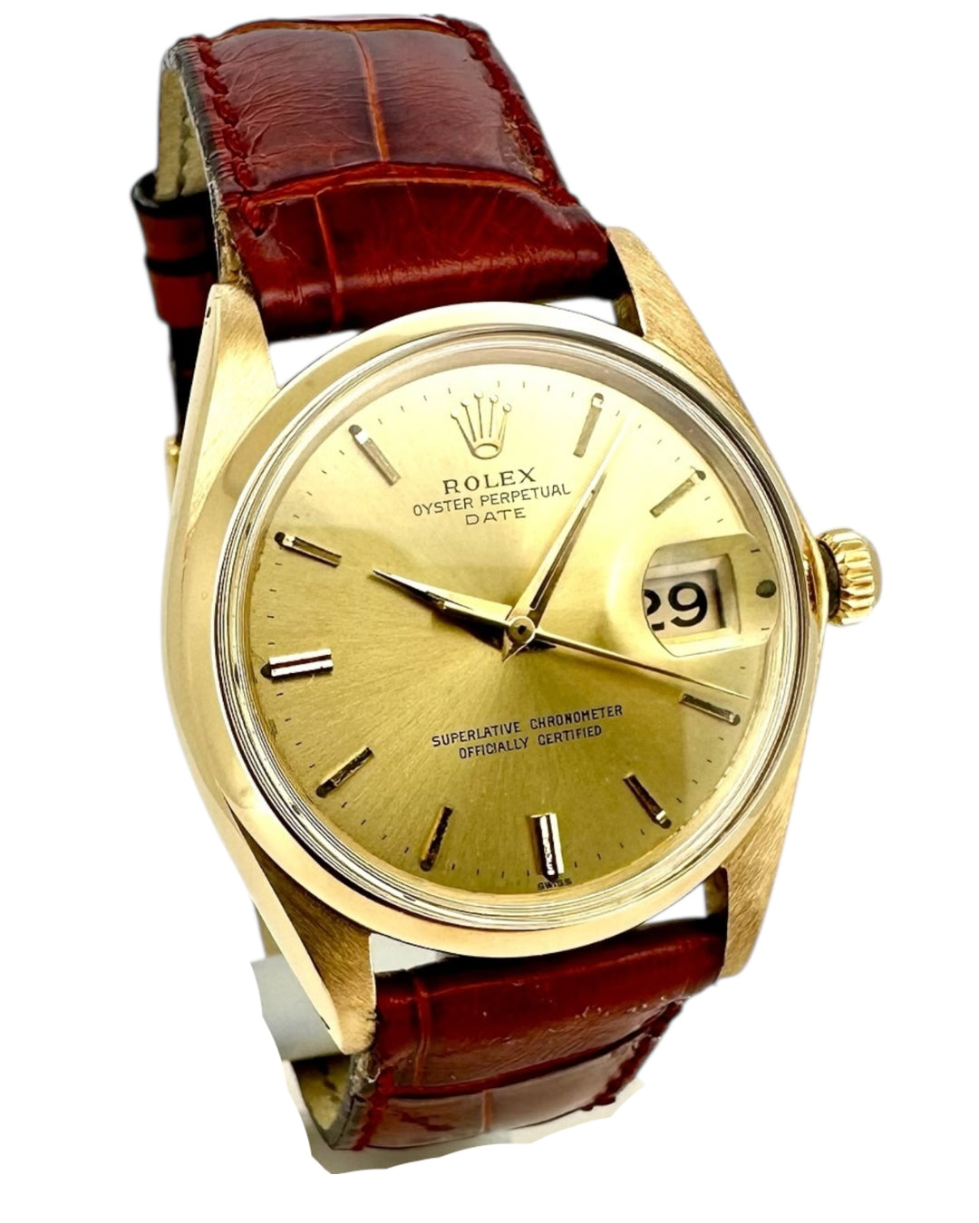 Rolex Date 18k Gold Referenz 1500
