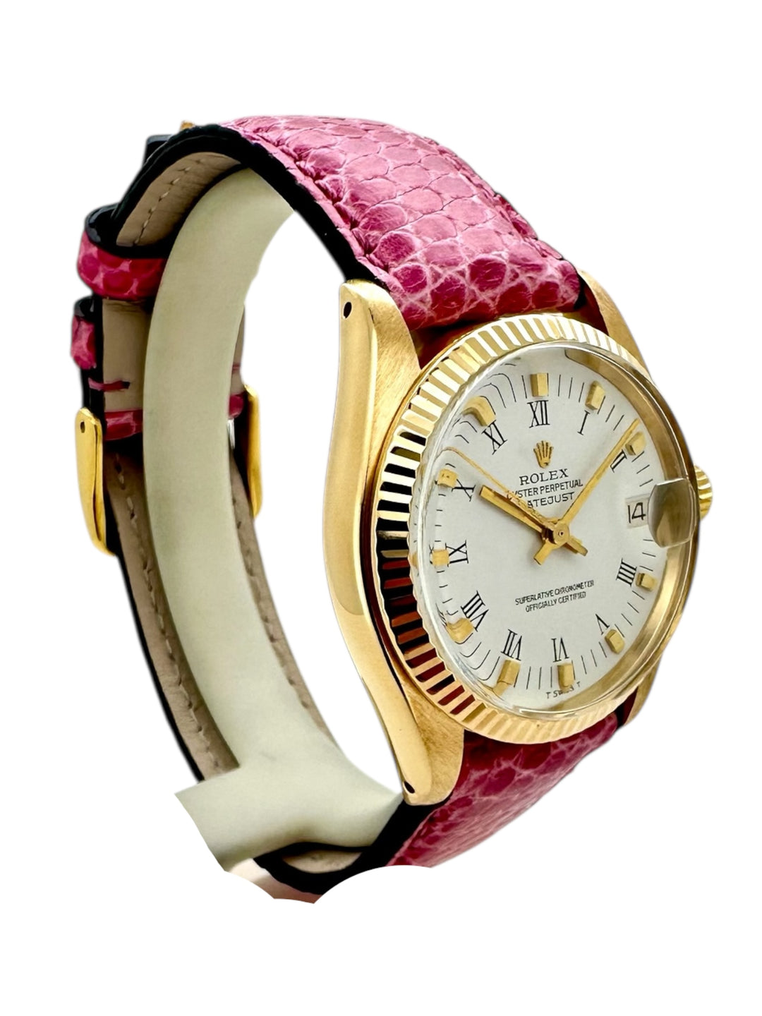 Oyster Perpetual Datejust Lady 18k Gold Referenz 6827