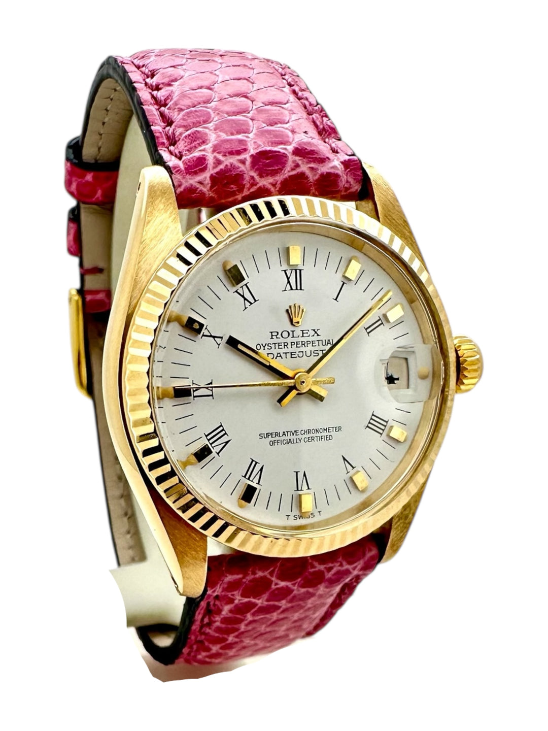 Oyster Perpetual Datejust Lady 18k Gold Referenz 6827