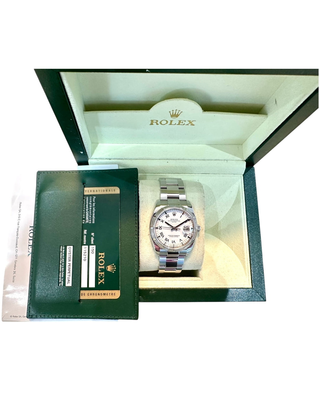 Rolex Oyster Perpetual Date Referenz 115210
