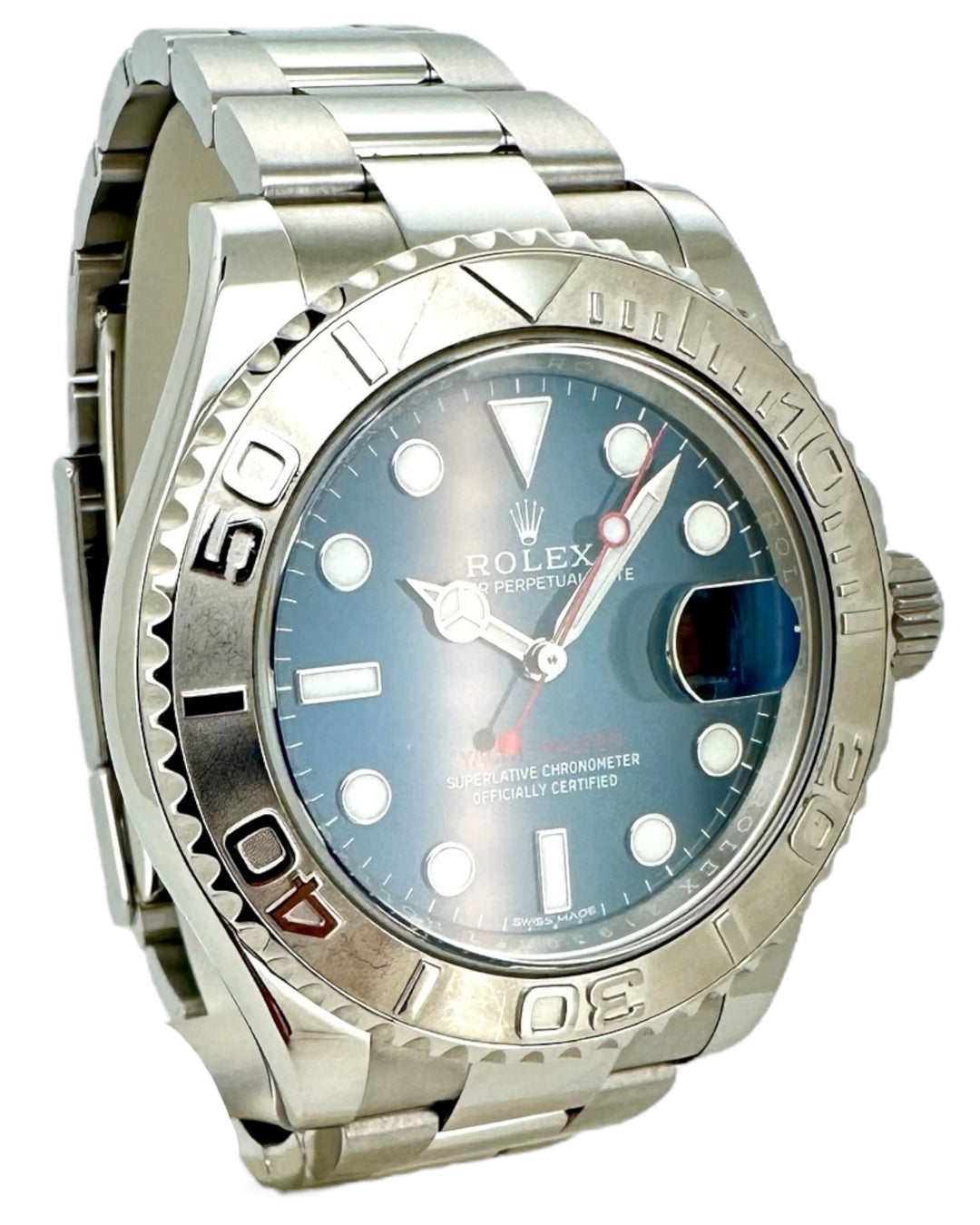 Yacht-Master 40 mm Blaues Zifferblatt Referenz 116622