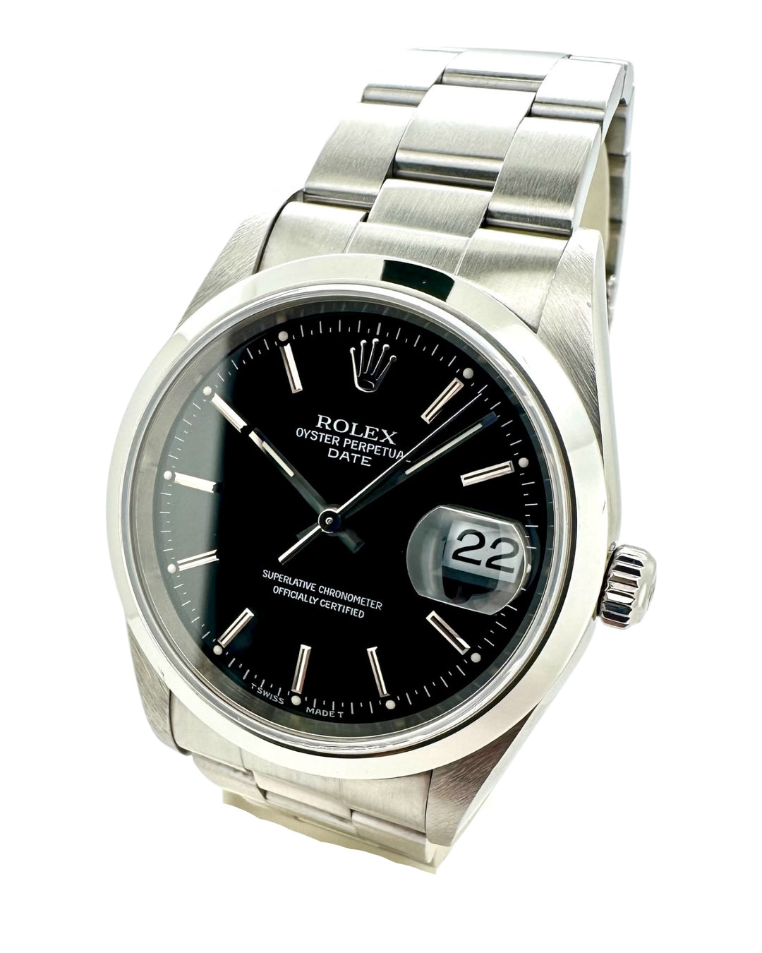 Rolex Date 34 mm Jahr 1998 Referenz 15200