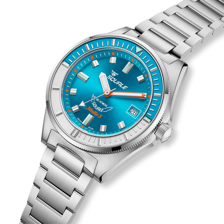 Squale Matic S Light Blue Edelstahlband MATICLBWLB.SSBX – Ansicht 4