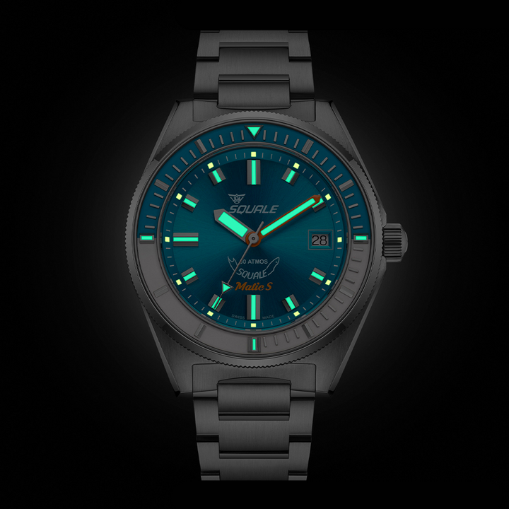 Squale Matic S Light Blue Edelstahlband MATICLBWLB.SSBX – Ansicht 5