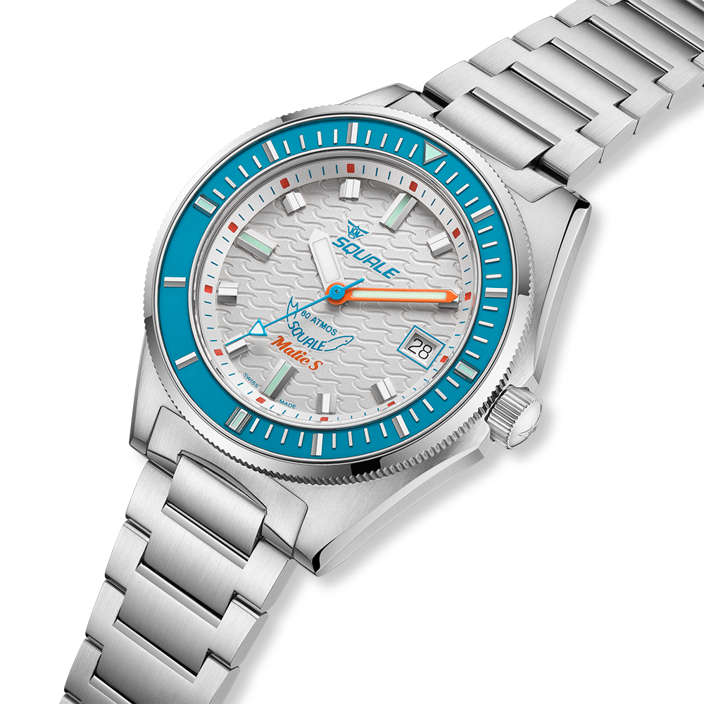 Squale Matic S White Edelstahlband MATICLBWT.SSBX – Ansicht 4