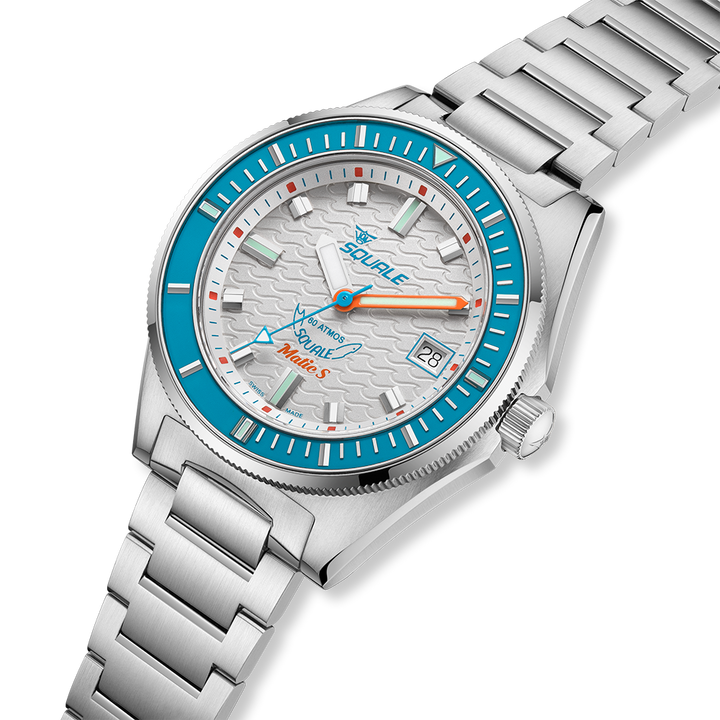 Squale Matic S White Edelstahlband MATICLBWT.SSBX – Ansicht 4