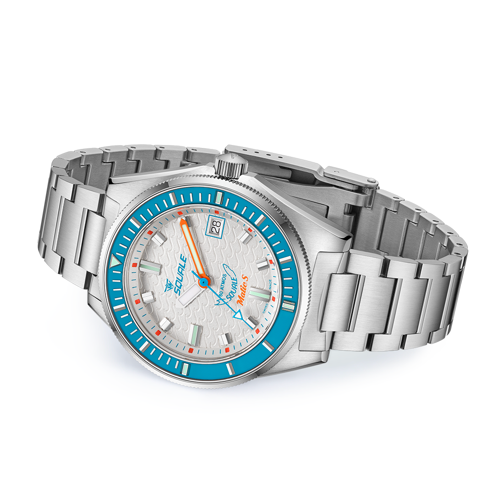 Squale Matic S White Edelstahlband MATICLBWT.SSBX – Ansicht 3