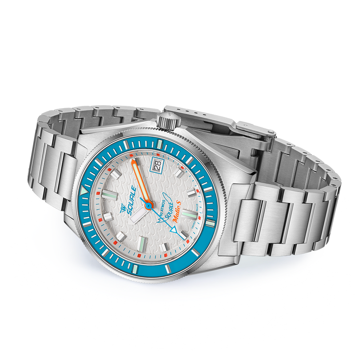 Squale Matic S White Edelstahlband MATICLBWT.SSBX – Ansicht 3