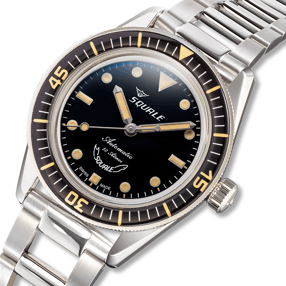 Squale SUB-37 Legend Edelstahlband SUB-37BKBK.AC – Ansicht 4