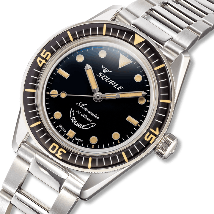 Squale SUB-37 Legend Edelstahlband SUB-37BKBK.AC – Ansicht 4