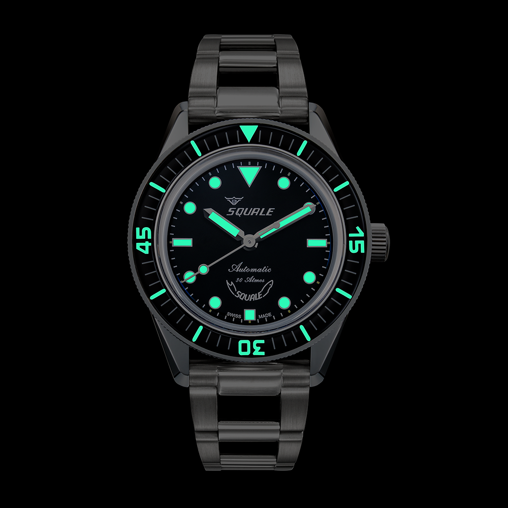 Squale SUB-37 Legend Edelstahlband SUB-37BKBK.AC – Ansicht 5