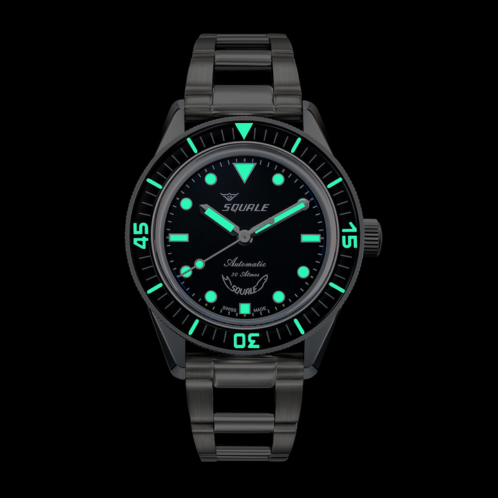 Squale SUB-37 Legend Edelstahlband SUB-37BKBK.AC – Ansicht 5