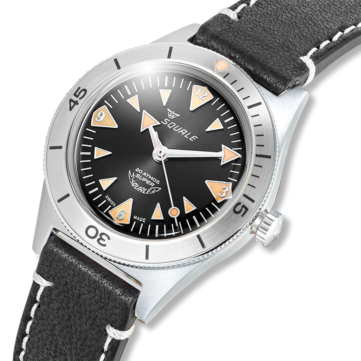 Squale Super Squale Big Arrows Black Lederband SUPERSSABK.PN – Ansicht 4