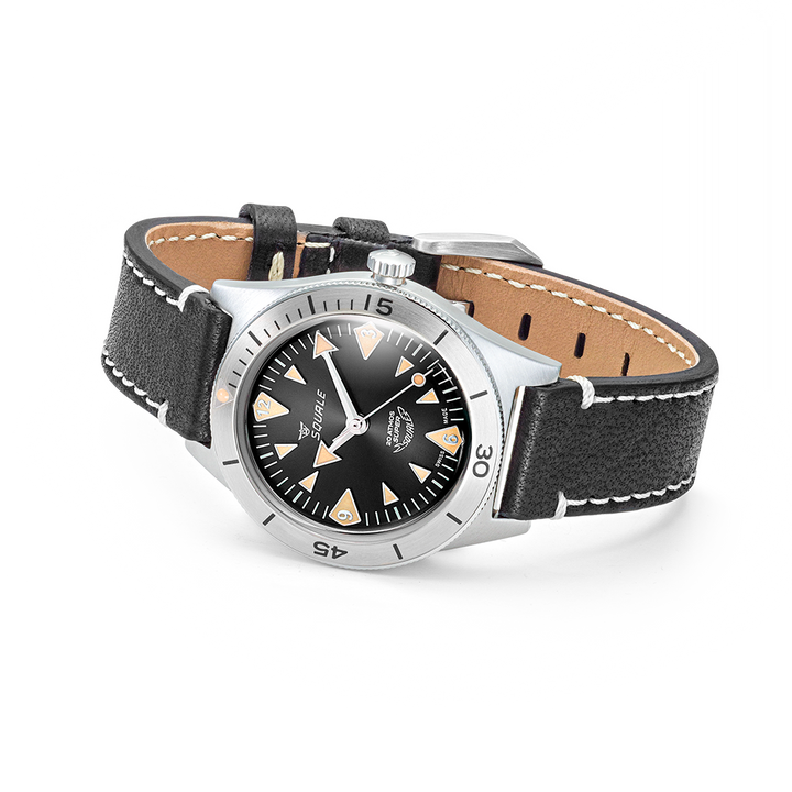 Squale Super Squale Big Arrows Black Lederband SUPERSSABK.PN – Ansicht 3