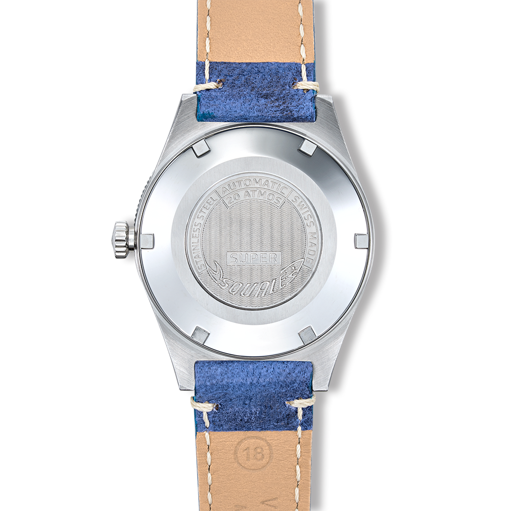 Squale Super Squale Big Arrows Blue Lederband SUPERSSABL.PBL – Ansicht 2