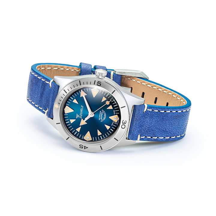 Squale Super Squale Big Arrows Blue Lederband SUPERSSABL.PBL – Ansicht 3